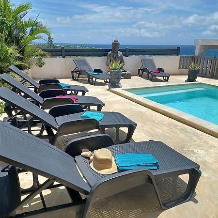 Villa Vue Mer 180°, Piscine Saint-Francois  Buitenkant foto